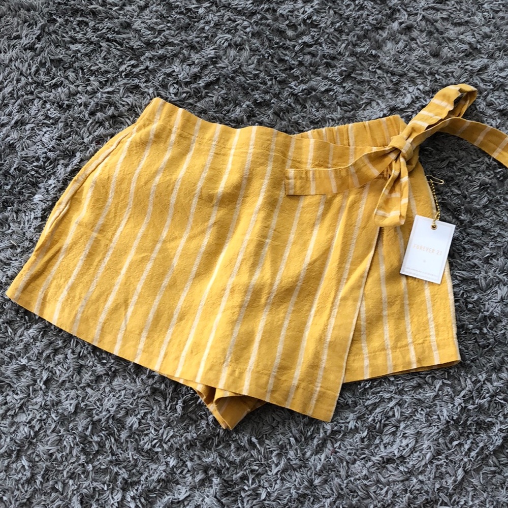 Yellow Tie Skort